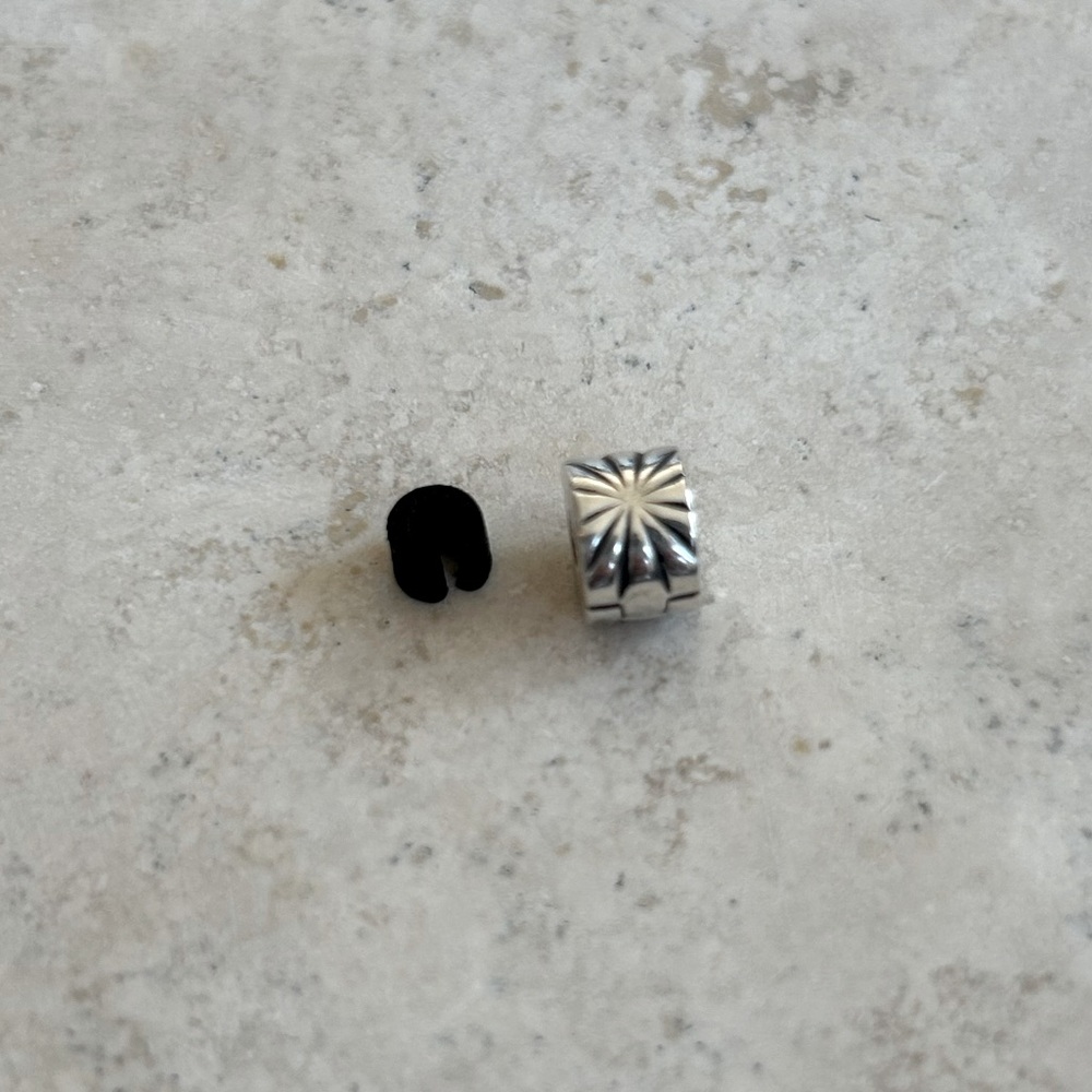 Pandora Jewelry Sterling Silver Sunburst Clip Retired - 790210